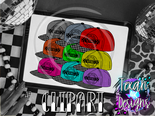 V snapbacks - 9 clipart