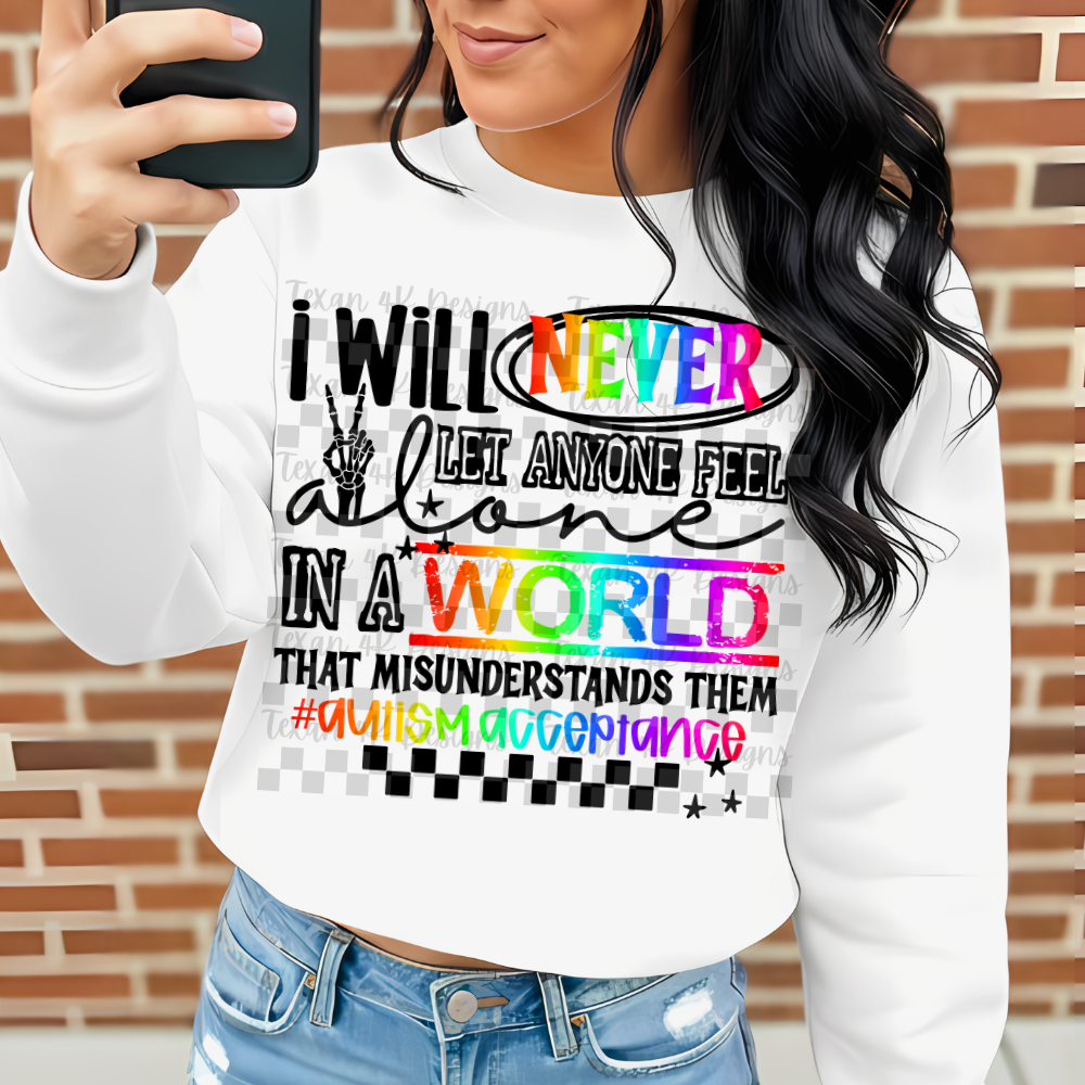 i will never let anyone (autism) -2  DIGITAL PNG