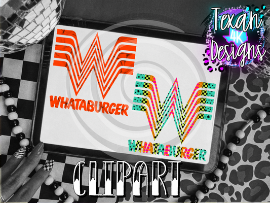 random W - 2 clipart