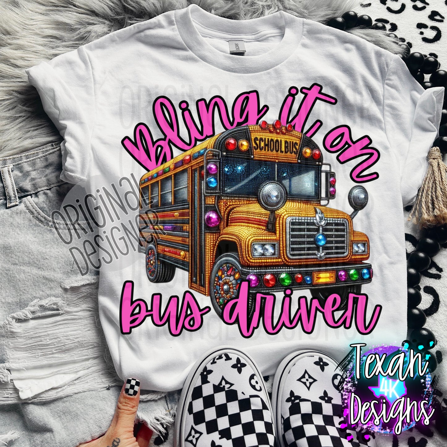 Bling it on bus driver - DIGITAL PNG