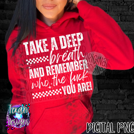 take a deep breath - 2 DIGITAL PNG