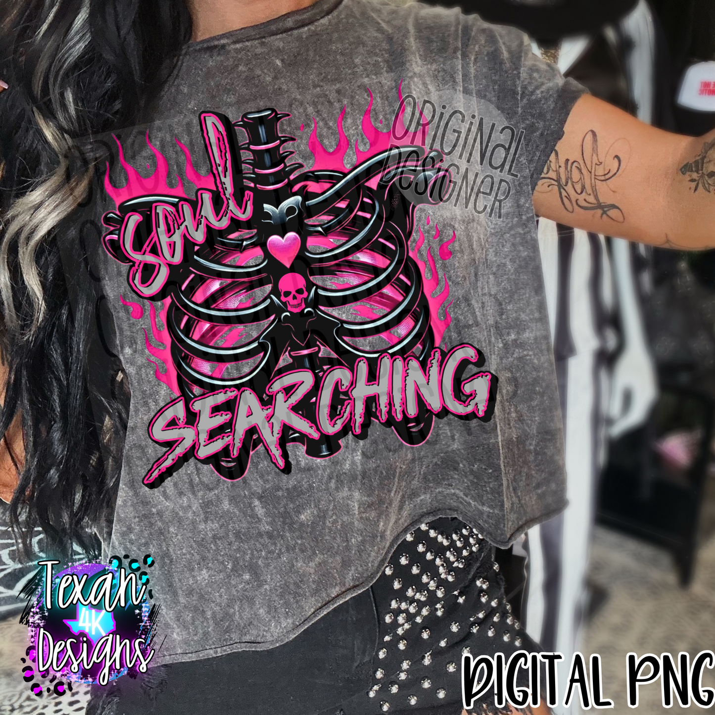 soul searching pink - DIGITAL PNG