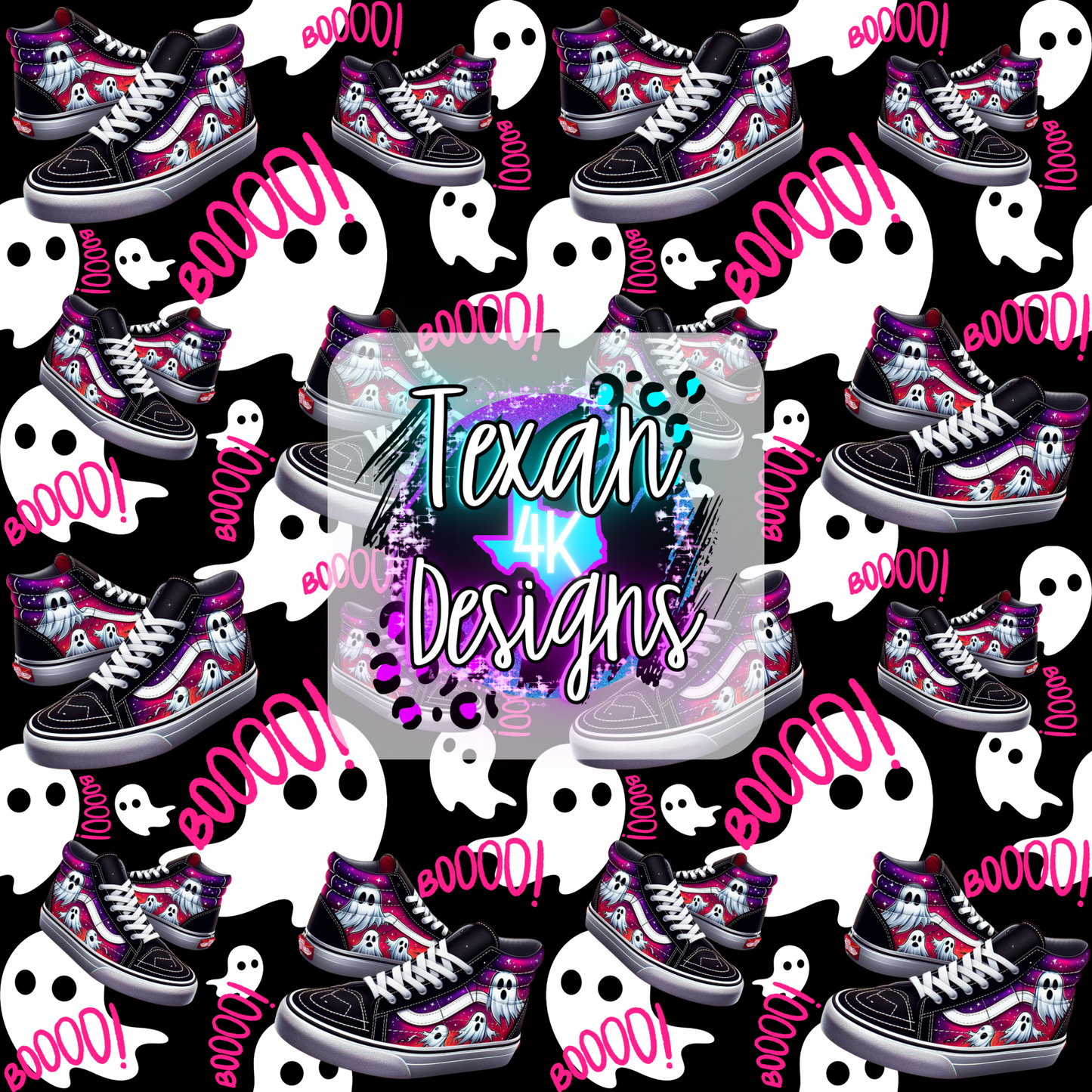 pink boo ghost shoes - DIGITAL PNG