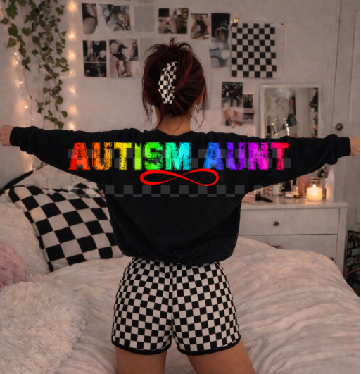 autism aunt -  DIGITAL PNG