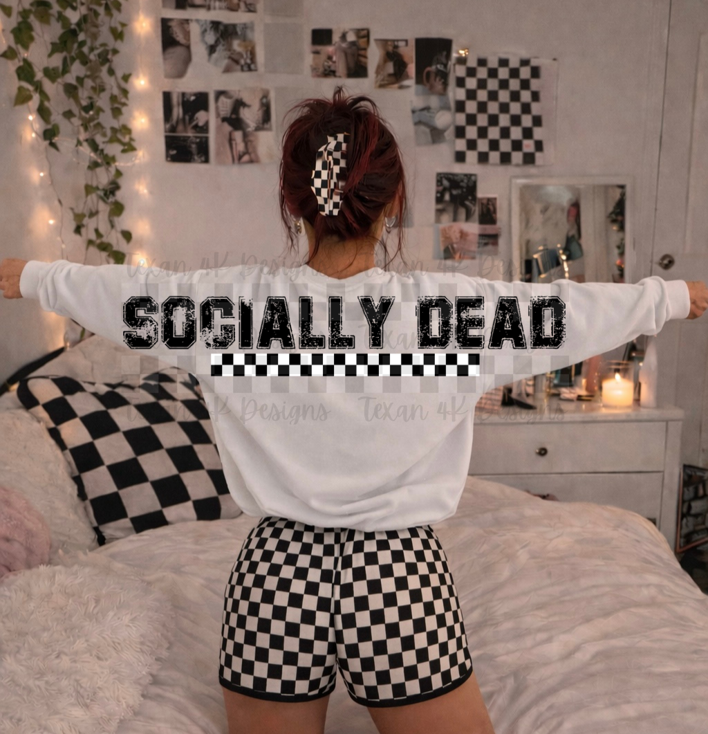 socially dead -2 DIGITAL PNG