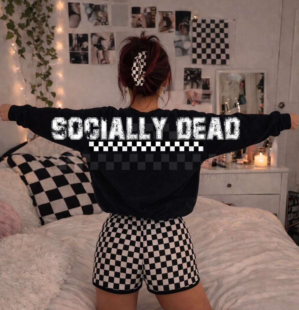 socially dead -2 DIGITAL PNG