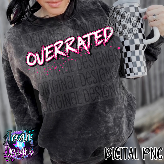 overrated - DIGITAL PNG