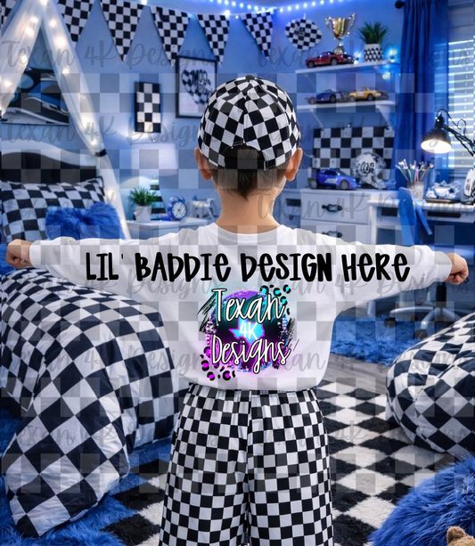 white back arms hoodie , mock up (boy)