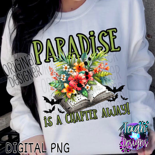 paradise is a chapter away - DIGITAL PNG