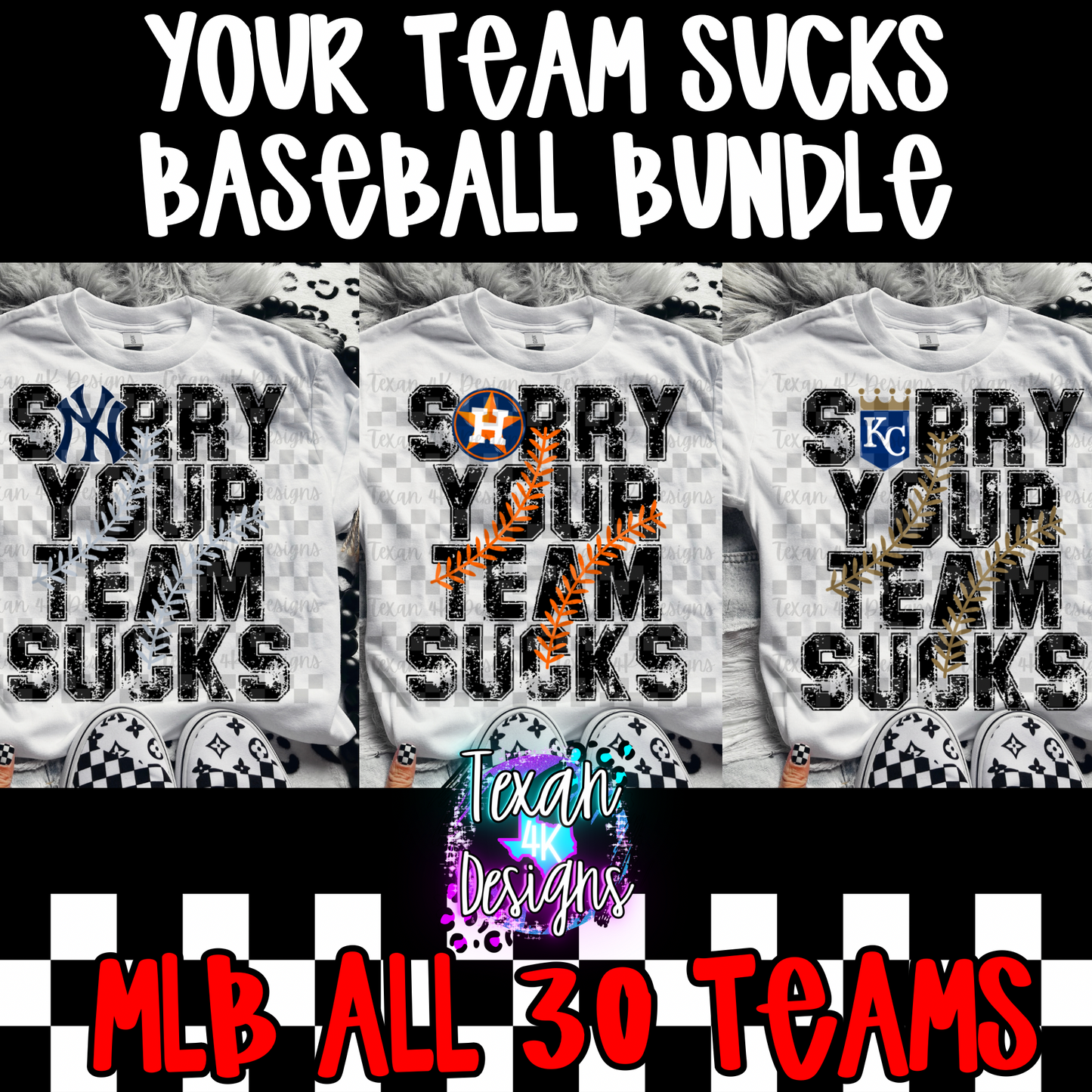 your team sucks baseball bundle - 30 PNG