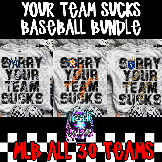 your team sucks baseball bundle - 30 PNG