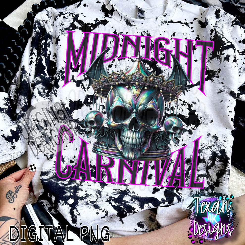 midnight carnival - DIGITAL PNG – Texan 4K Designs