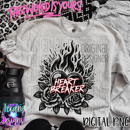 heart breaker - DIGITAL PNG