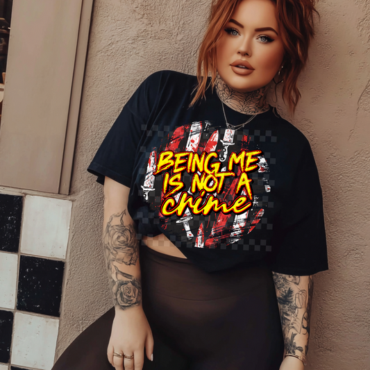 being me is not a crime - DIGITAL PNG