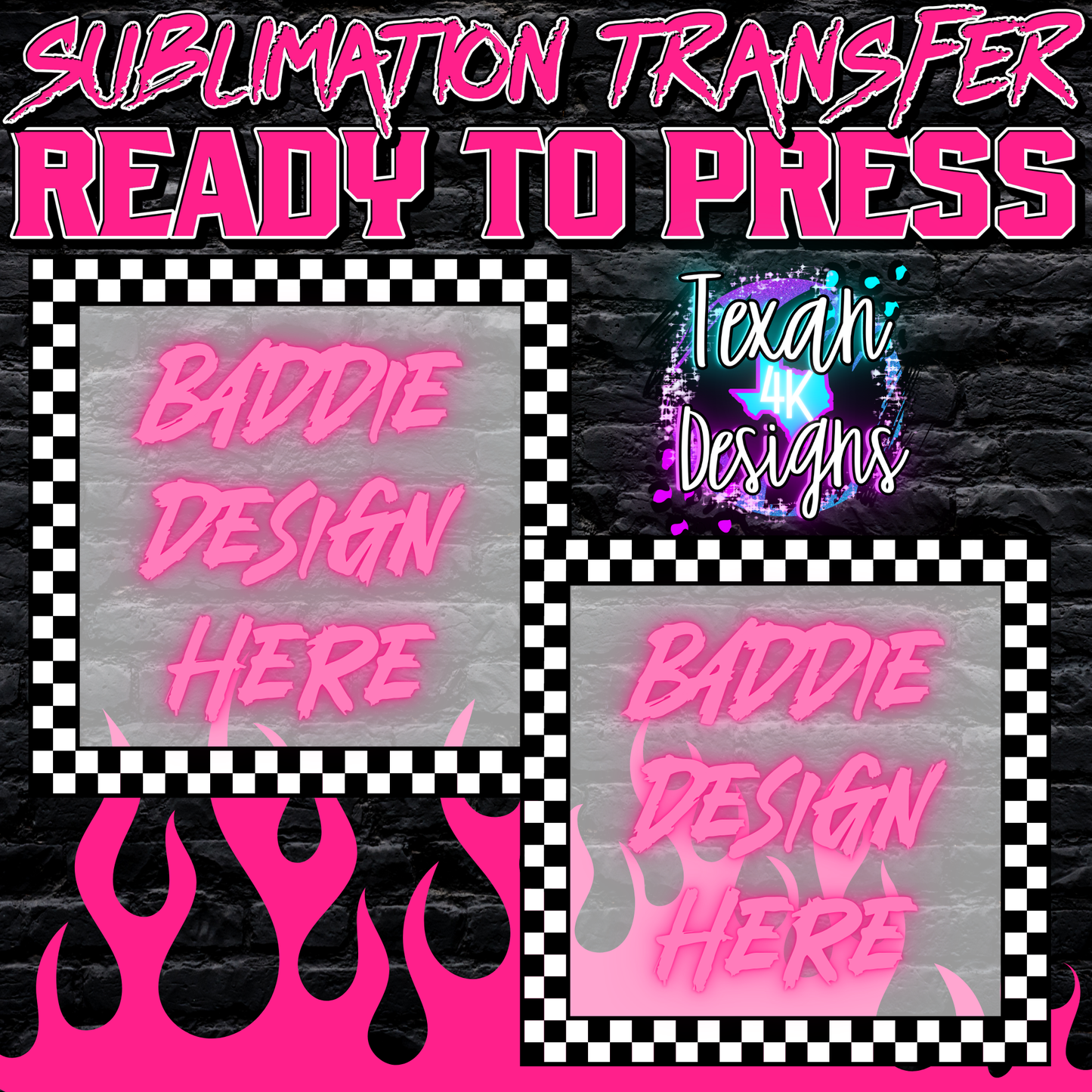 sublimation transfer mock up edgy