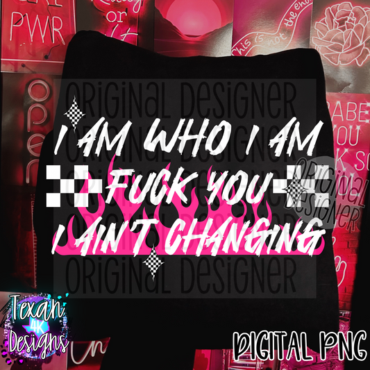 i am who i am - DIGITAL PNG