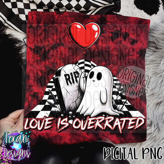 love is overrated - DIGITAL PNG