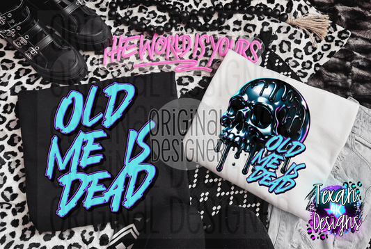 old me is dead - 2 DIGITAL PNG