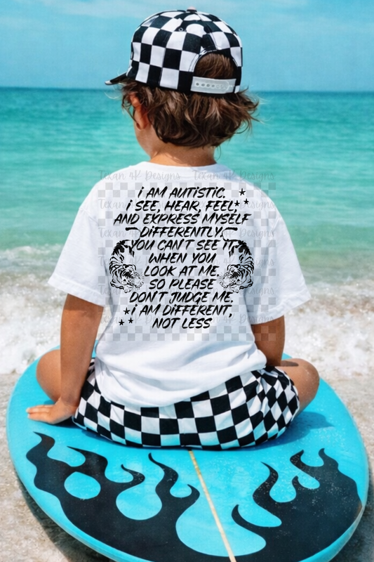 i am autistic - 2 DIGITAL PNG