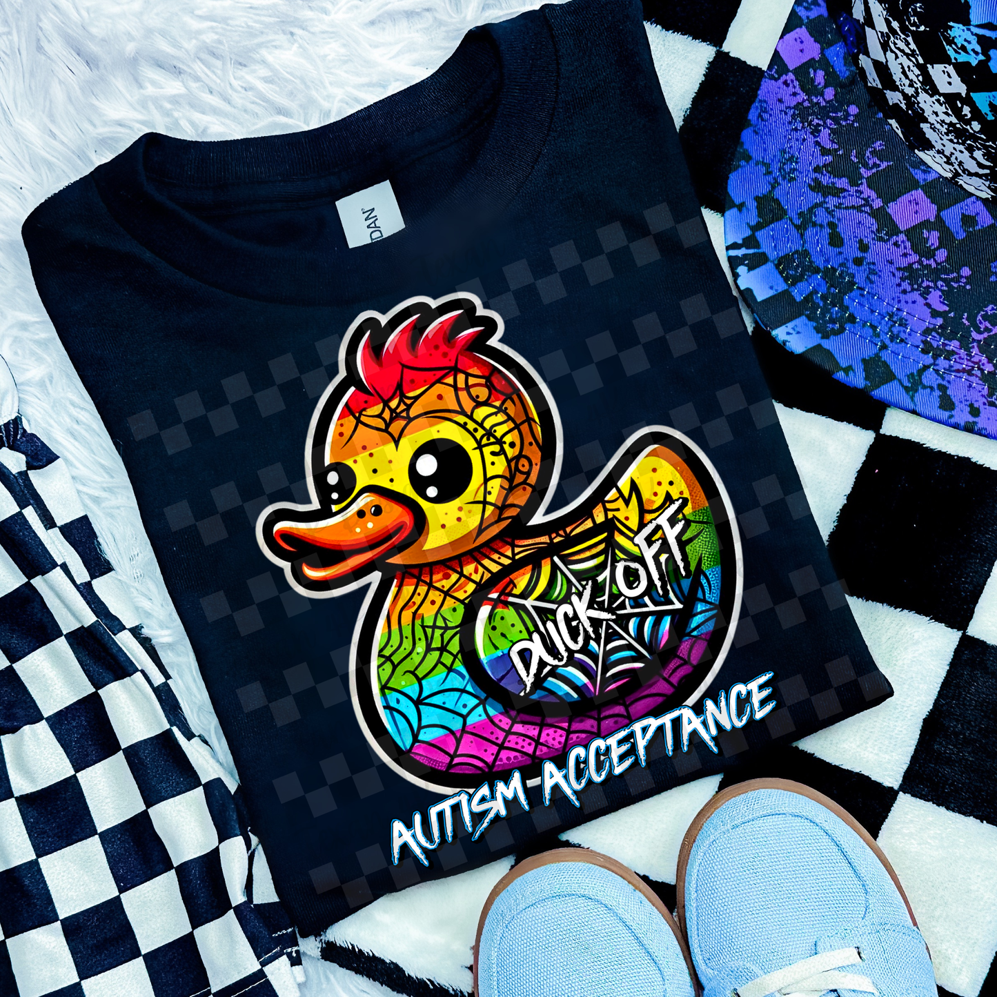 duck off autism acceptance (no bolts) - 2 DIGITAL PNG