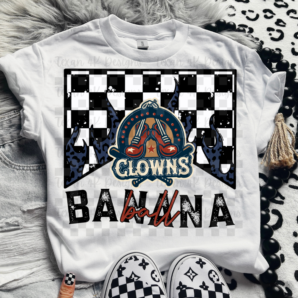 M leopard flames BB clowns -  DIGITAL PNG