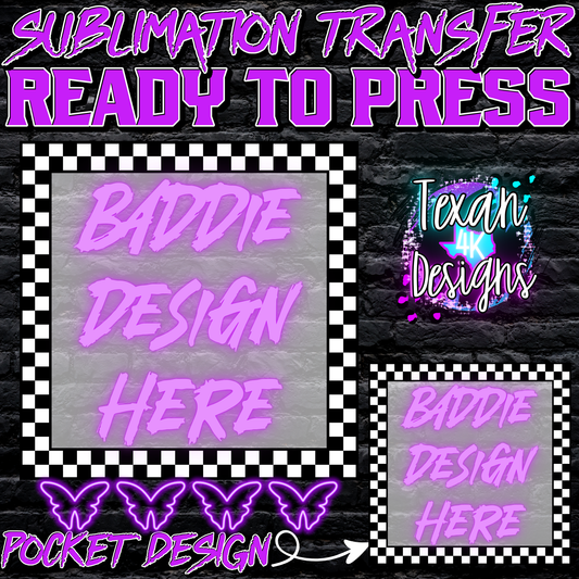 sublimation transfer w/ pocket mock up edgy