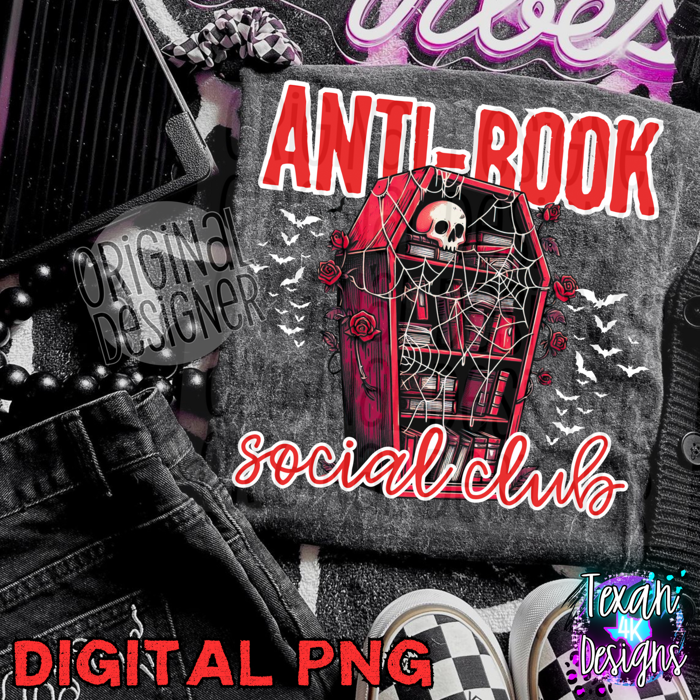 anti-book social club - 2 DIGITAL PNG