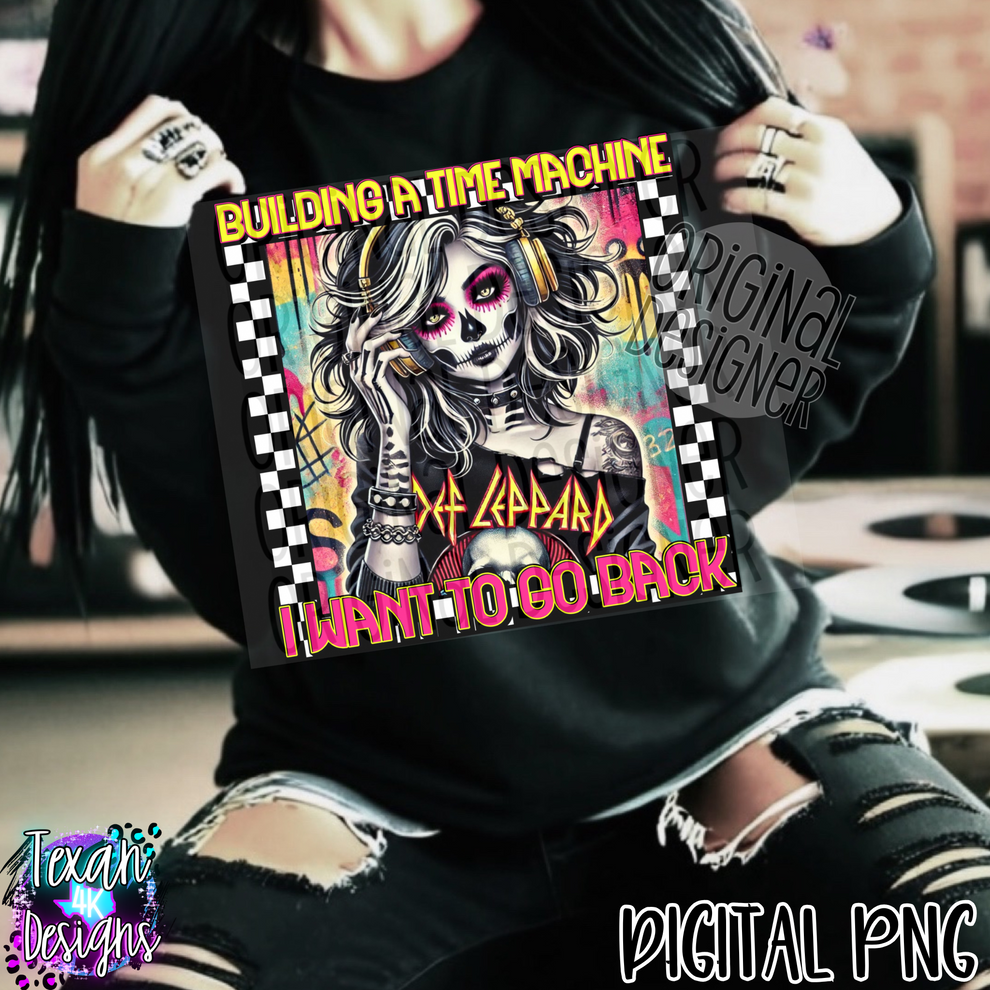 building a time machine i want to go back - DIGITAL PNG – Texan 4K Designs