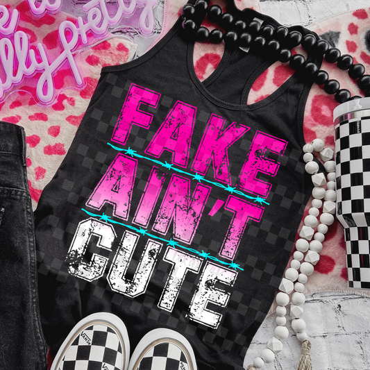 fake ain't cute  - DIGITAL PNG