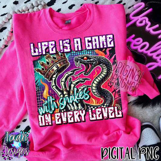 life is a game - DIGITAL PNG
