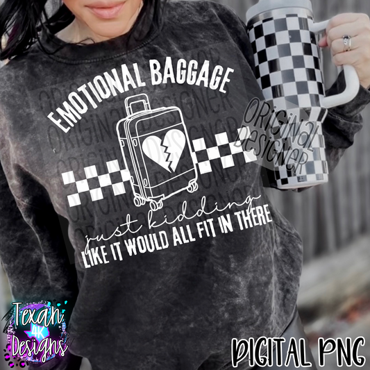 emotional baggage - 2 DIGITAL PNG
