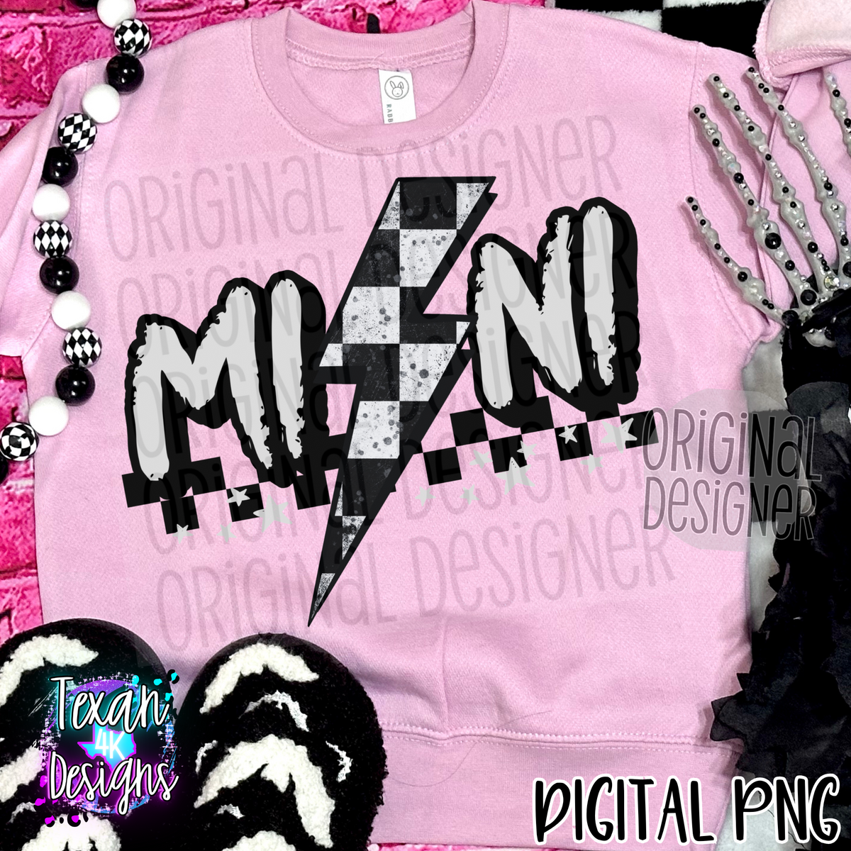 mini - DIGITAL PNG – Texan 4K Designs