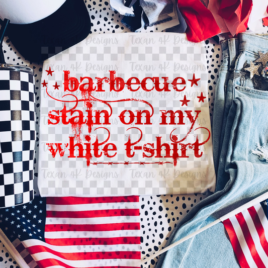 barbecue stain on my - DIGITAL PNG