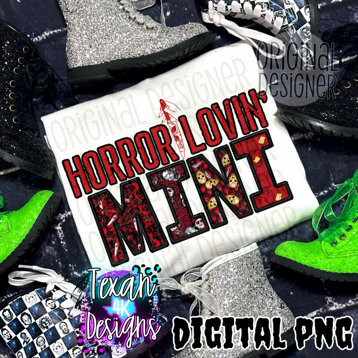 horror lovin' mini - DIGITAL PNG – Texan 4K Designs