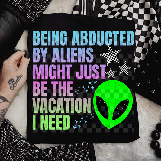 being abducted by aliens - DIGITAL PNG