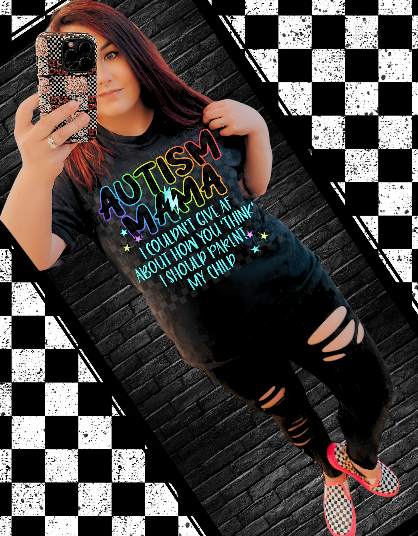 autism mama i couldn't give AF - 2 DIGITAL PNG