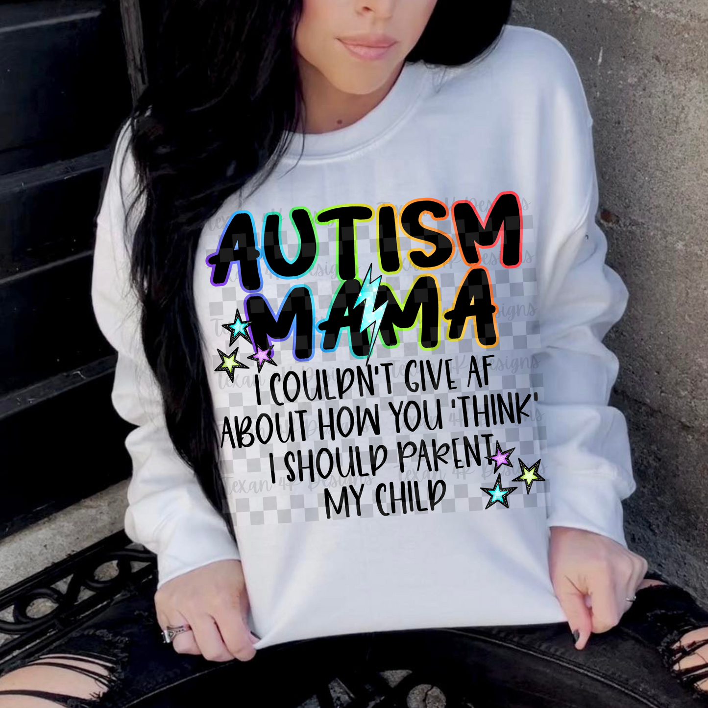 autism mama i couldn't give AF - 2 DIGITAL PNG