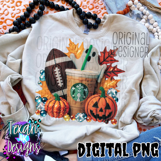 bling spooky fall favorites - DIGITAL PNG