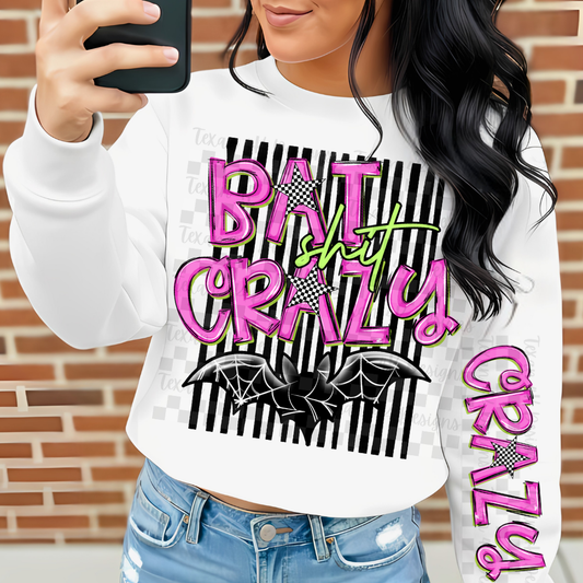 bat shit crazy w/ sleeve - DIGITAL PNG