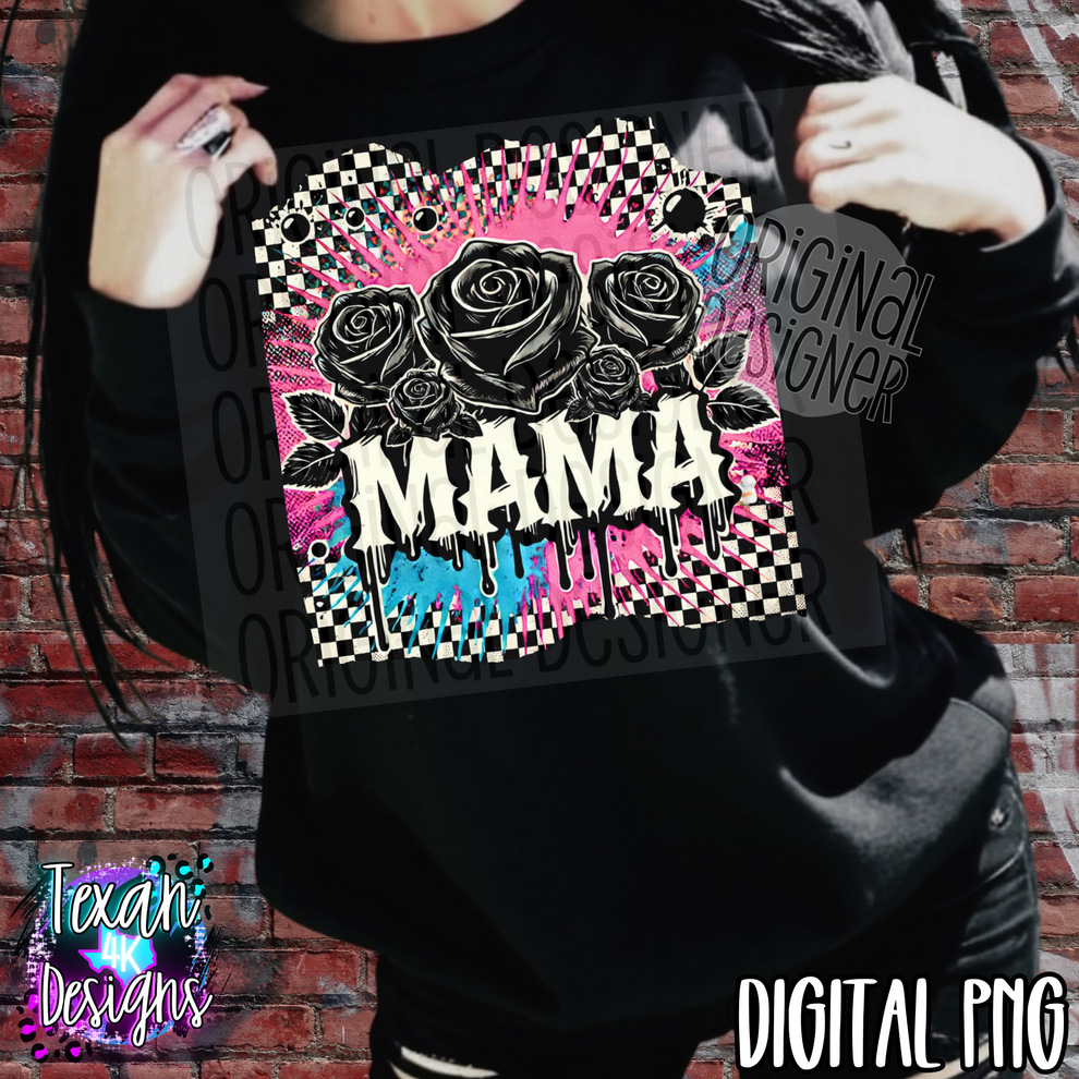 mama - DIGITAL PNG – Texan 4K Designs