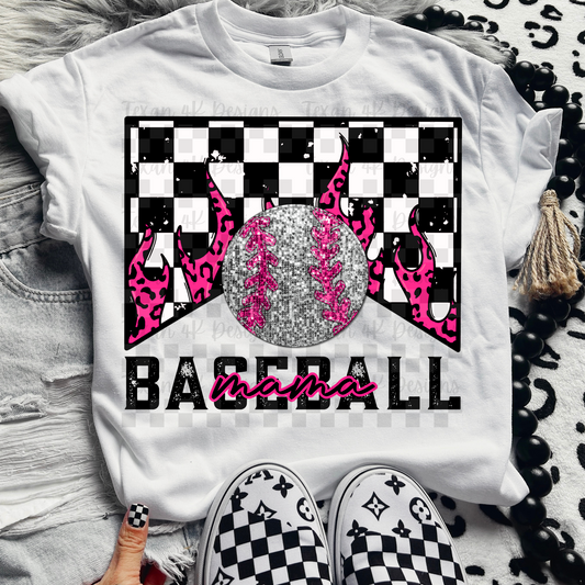 baseball mama -  DIGITAL PNG