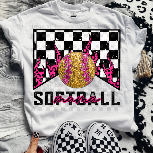 softball mama -  DIGITAL PNG