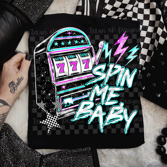 spin me baby -  DIGITAL PNG