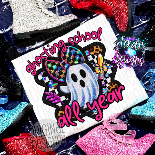 ghosting school all year - DIGITAL PNG