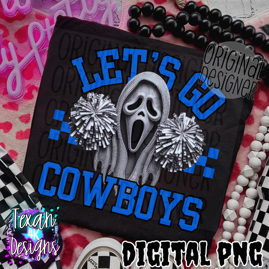 lets go cowboys - DIGITAL PNG