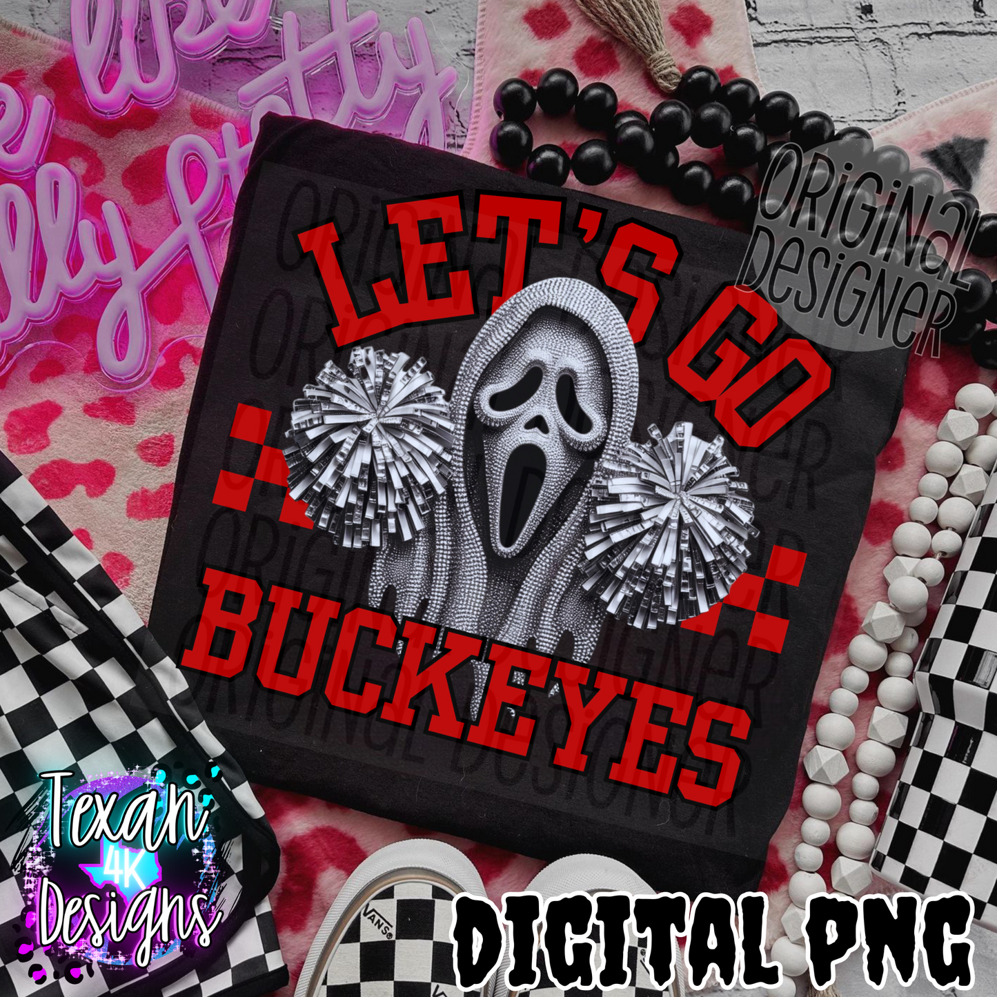 lets go buckeyes - DIGITAL PNG