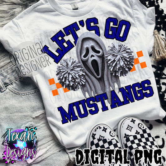 lets go mustangs - DIGITAL PNG