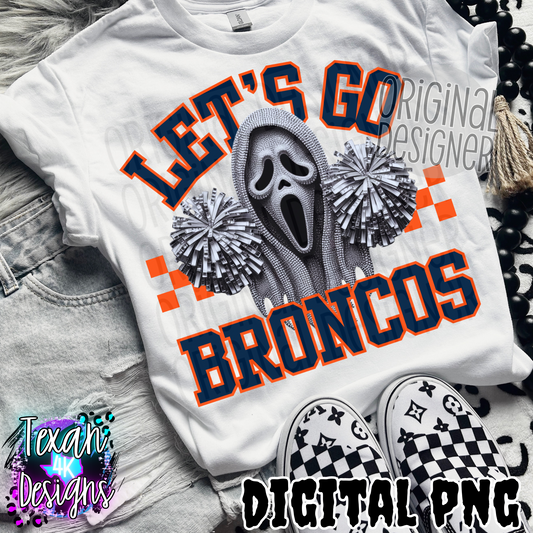 lets go broncos - DIGITAL PNG