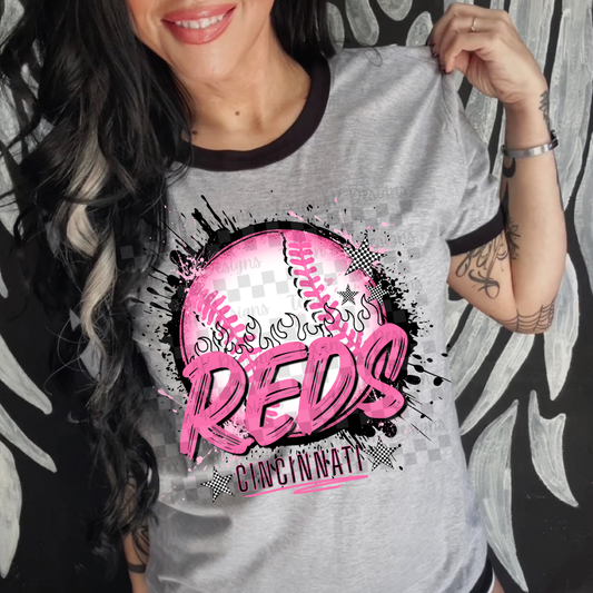 splatter C R (pink)-  DIGITAL PNG