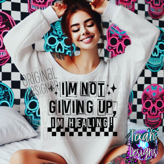 im not giving up  - 2 DIGITAL PNG